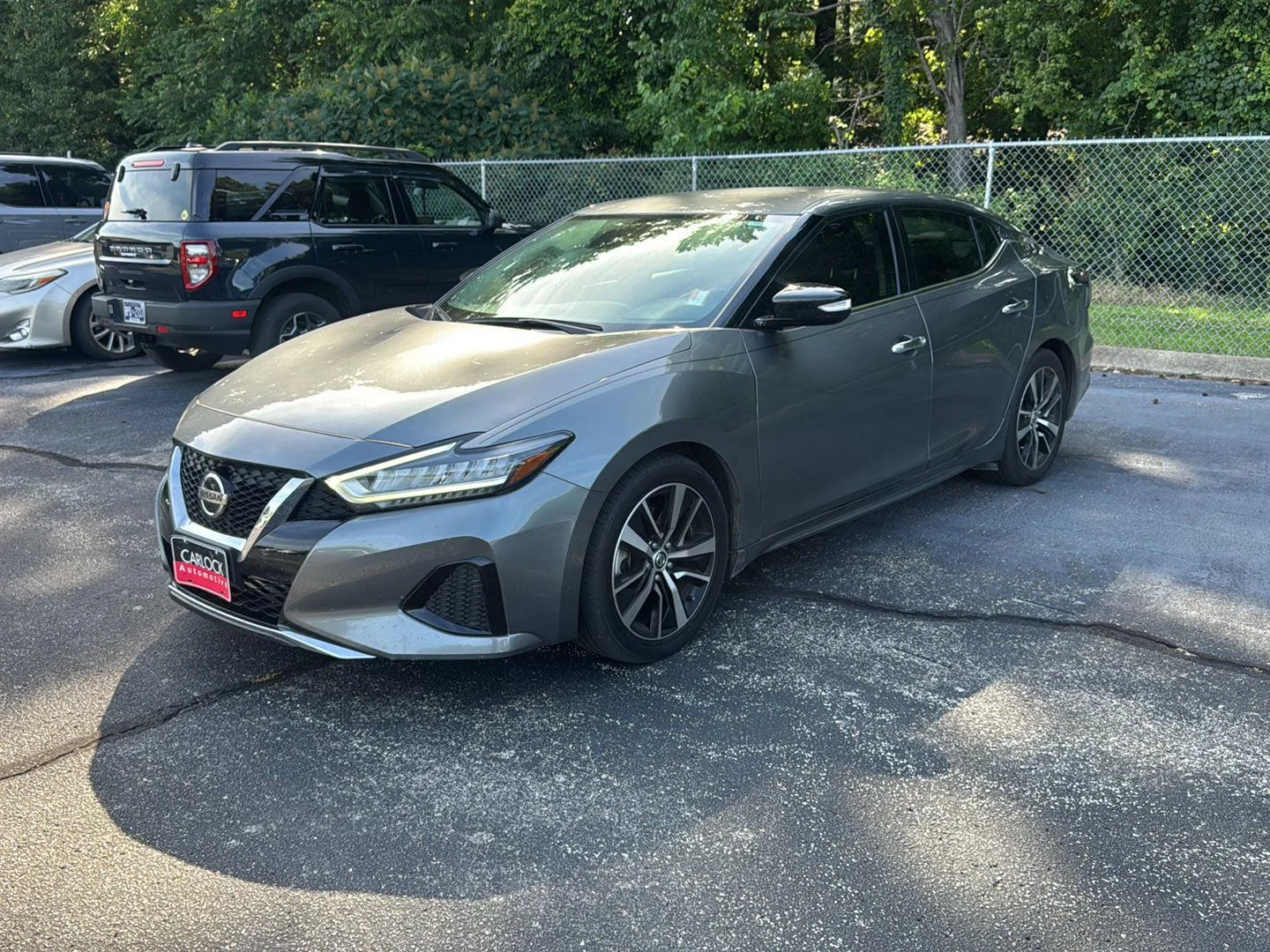 Used 2021 Gun Metallic Nissan SV image 7