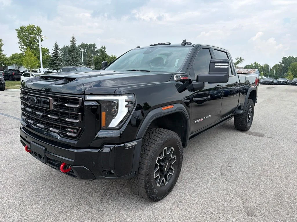 Used 2025 Black GMC AT4X image 2