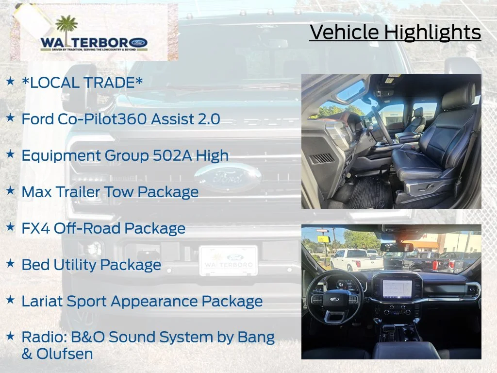 Used 2023 Carbonized Gray Metallic Ford Lariat image 20