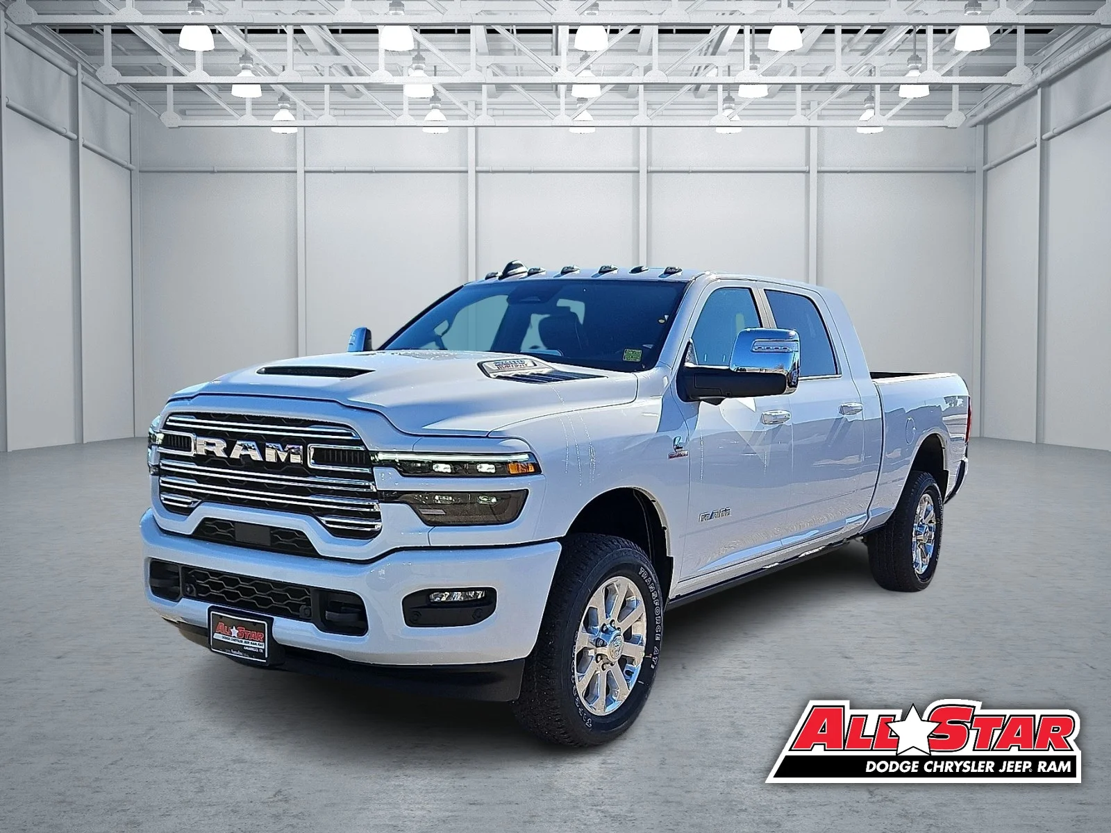 New 2026 Bright White Ram LARAMIE MEGA CAB 4X4 6
