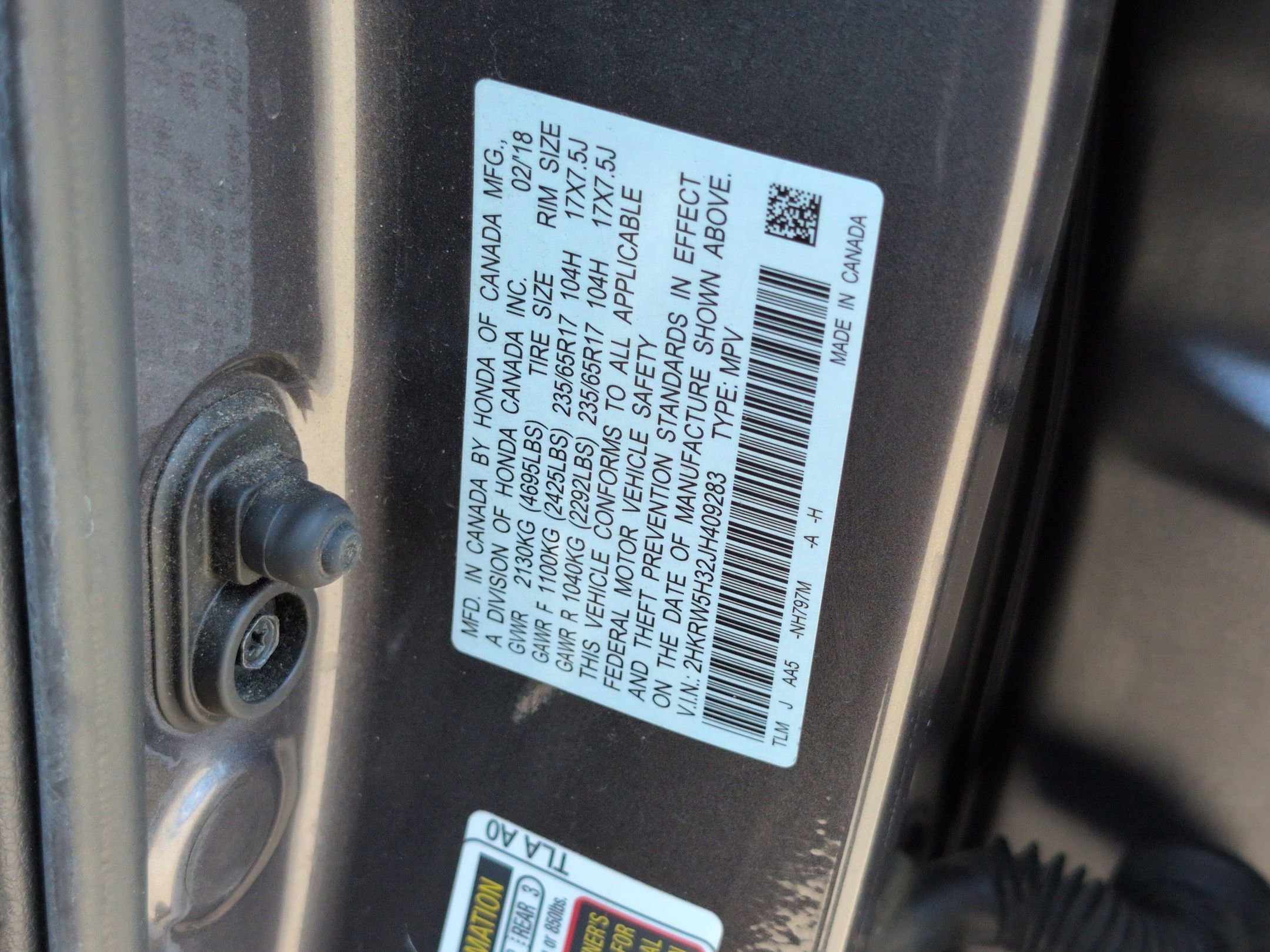 2018 Honda CR-V LX - Photo 22