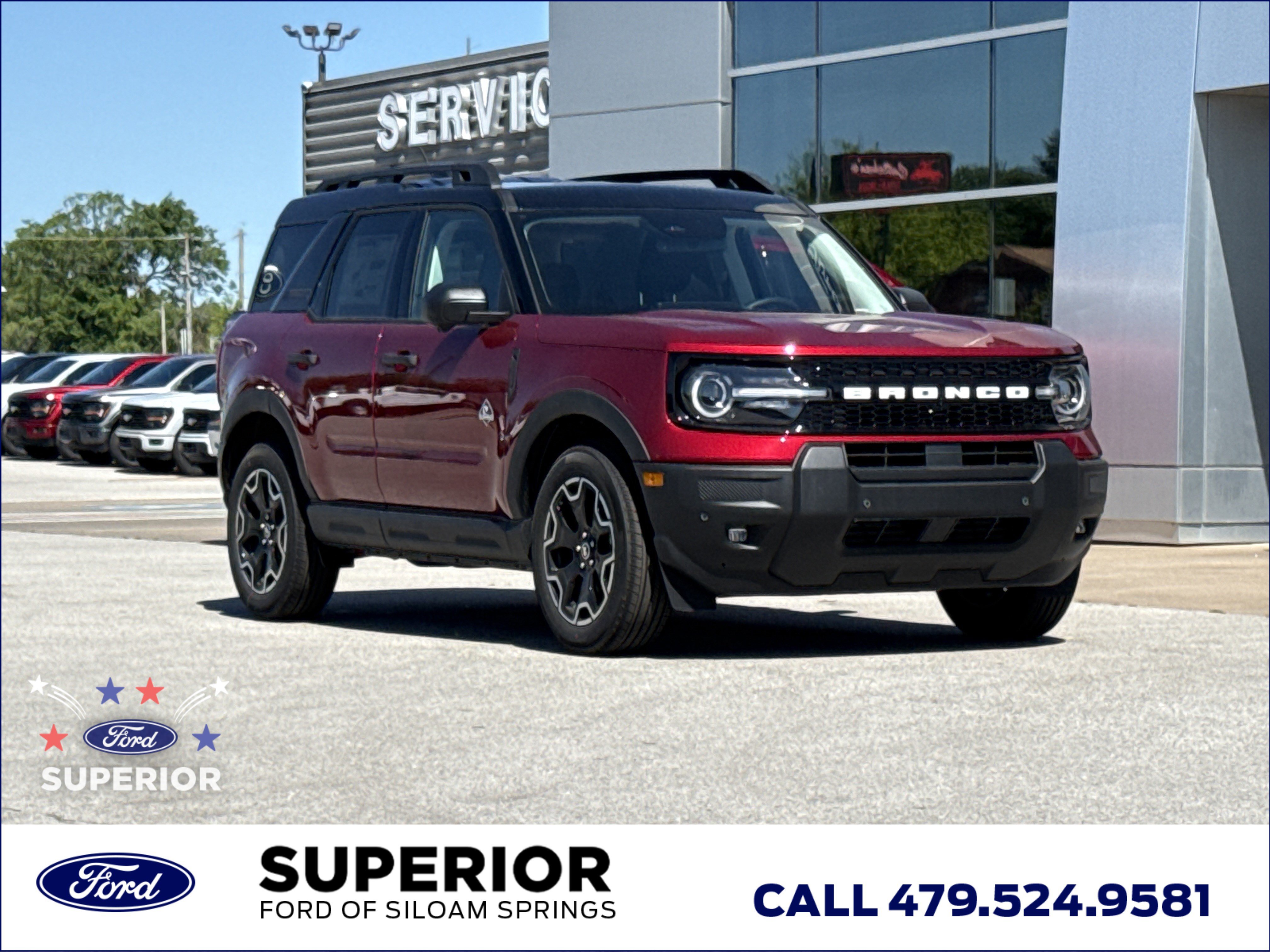 New 2026 Ruby Red Metallic Tinted Clearcoat Ford Outer Banks 4WD image 1