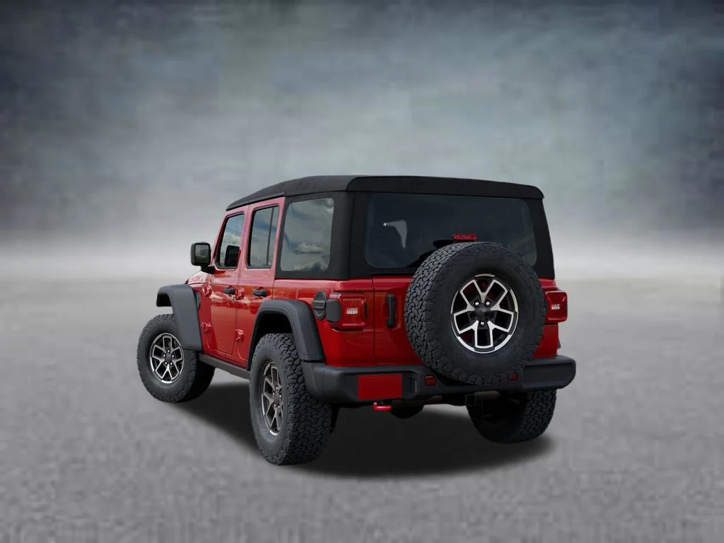 New 2026 Firecracker Red Clear-Coat Exterior Paint Jeep Rubicon image 3