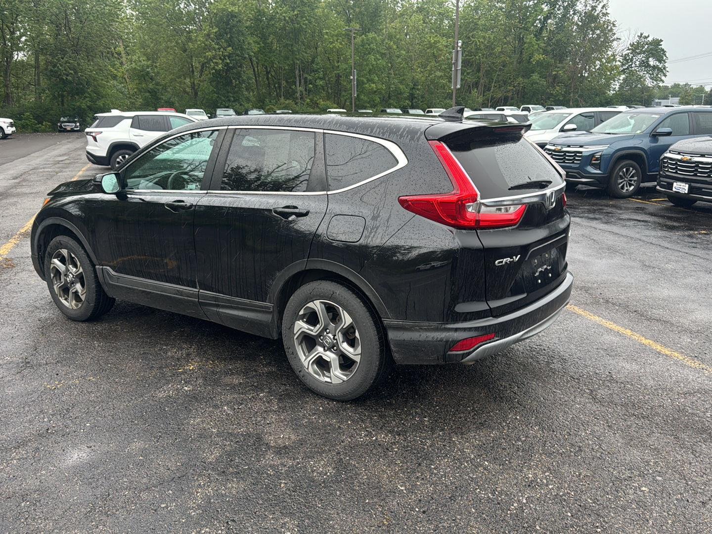 Used 2019 Crystal Black Pearl Honda EX image 5
