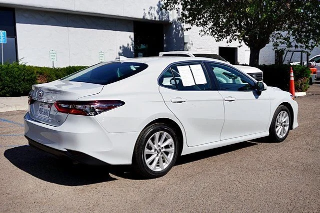 Used 2024 White Toyota LE image 7