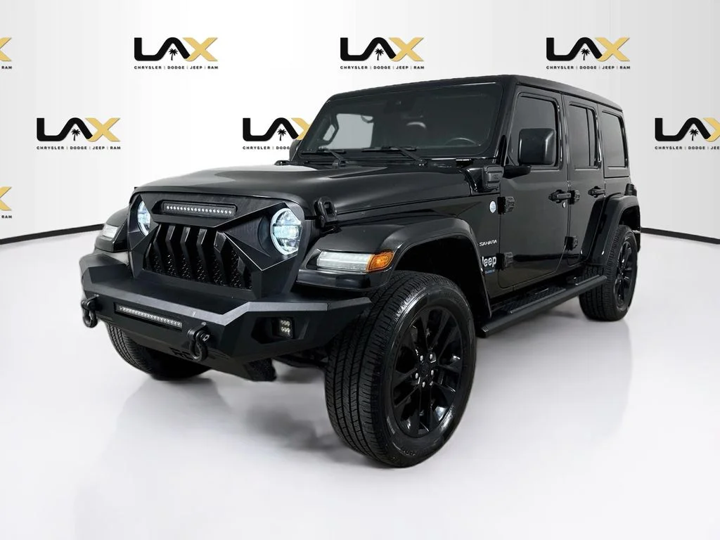 Used 2023 Black Jeep Sahara 4xe image 3
