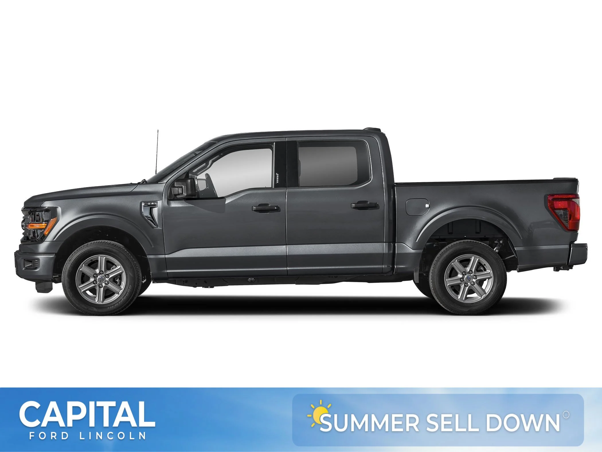 New 2026 Carbonized Grey Metallic Ford XLT image 1