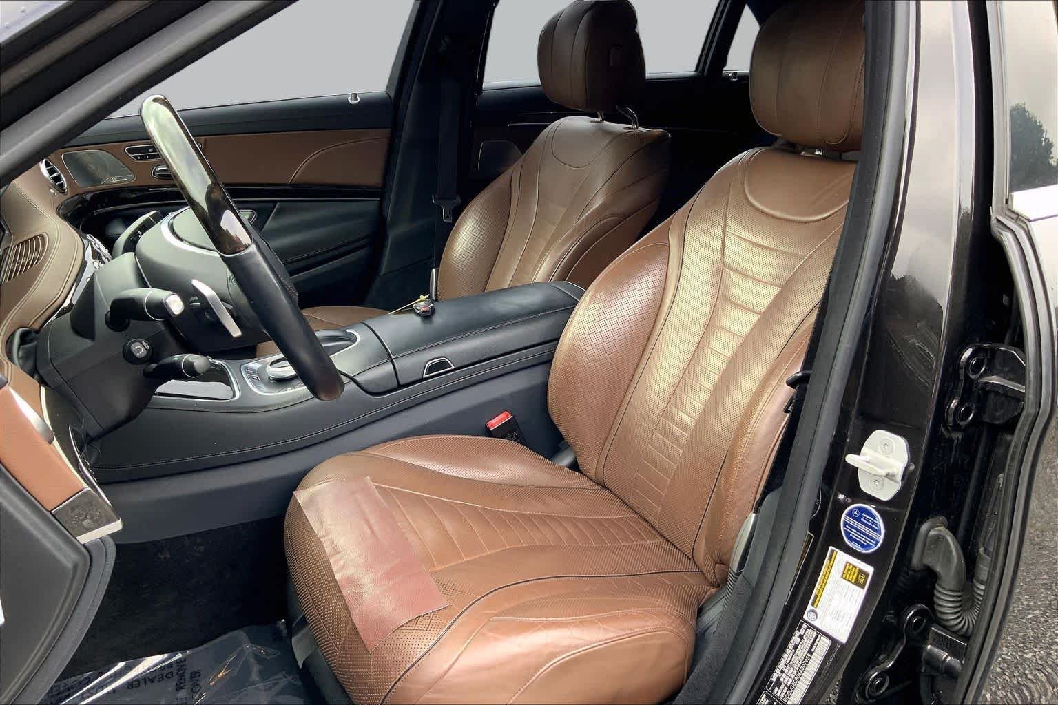 Used 2014 designo Mocha Black Mercedes-Benz S 550 image 8