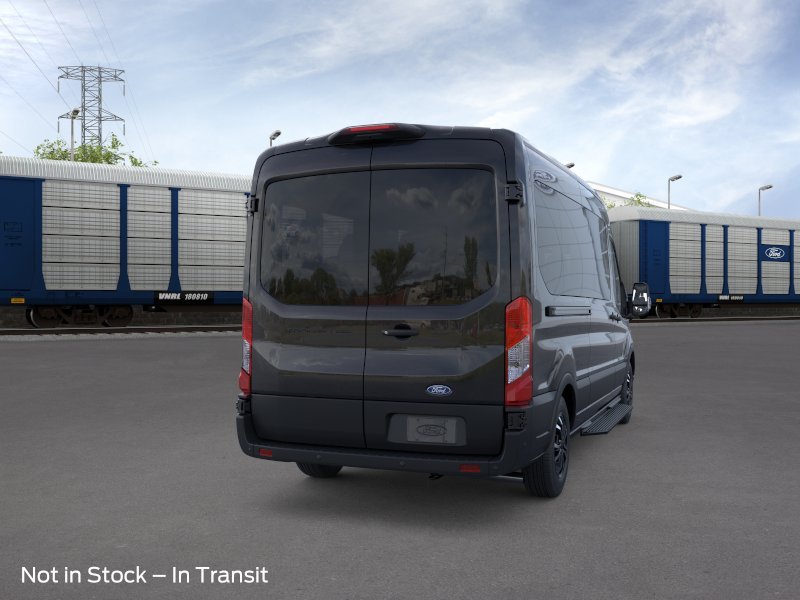 New 2026 Agate Black Metallic Ford Passenger Van XLT image 8
