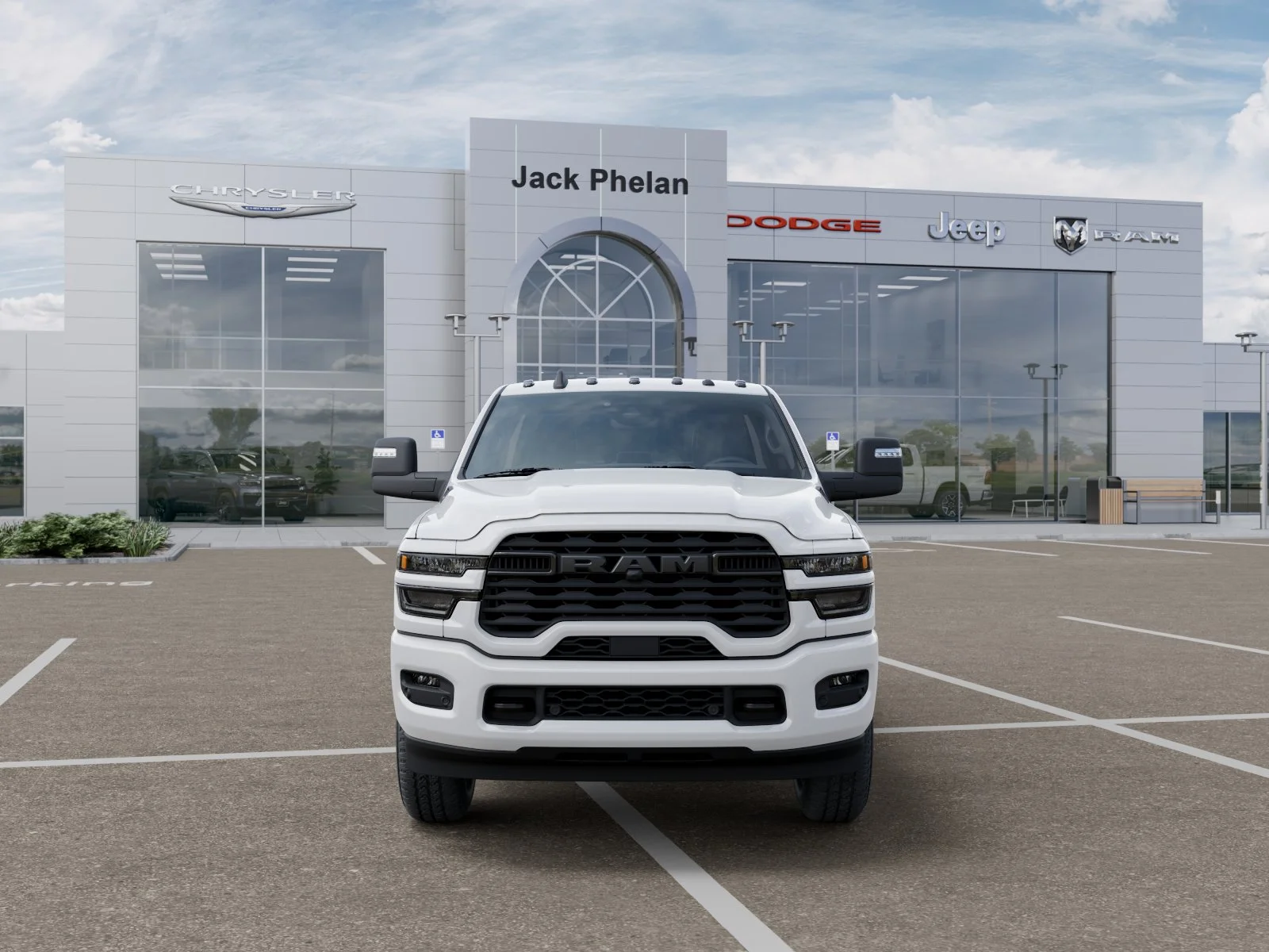 New 2026 Bright White Clearcoat RAM Big Horn image 6