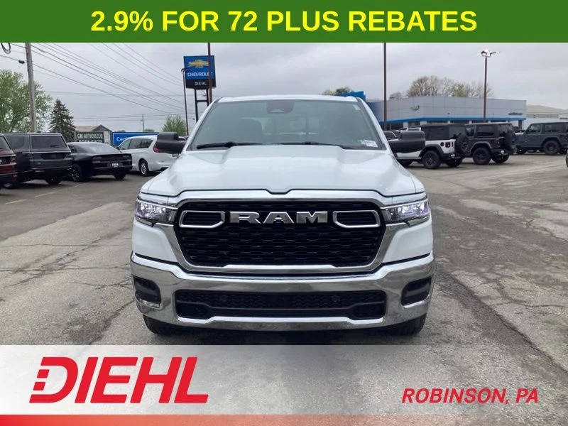New 2026 Bright White Clear-Coat Exterior Paint RAM Tradesman image 2