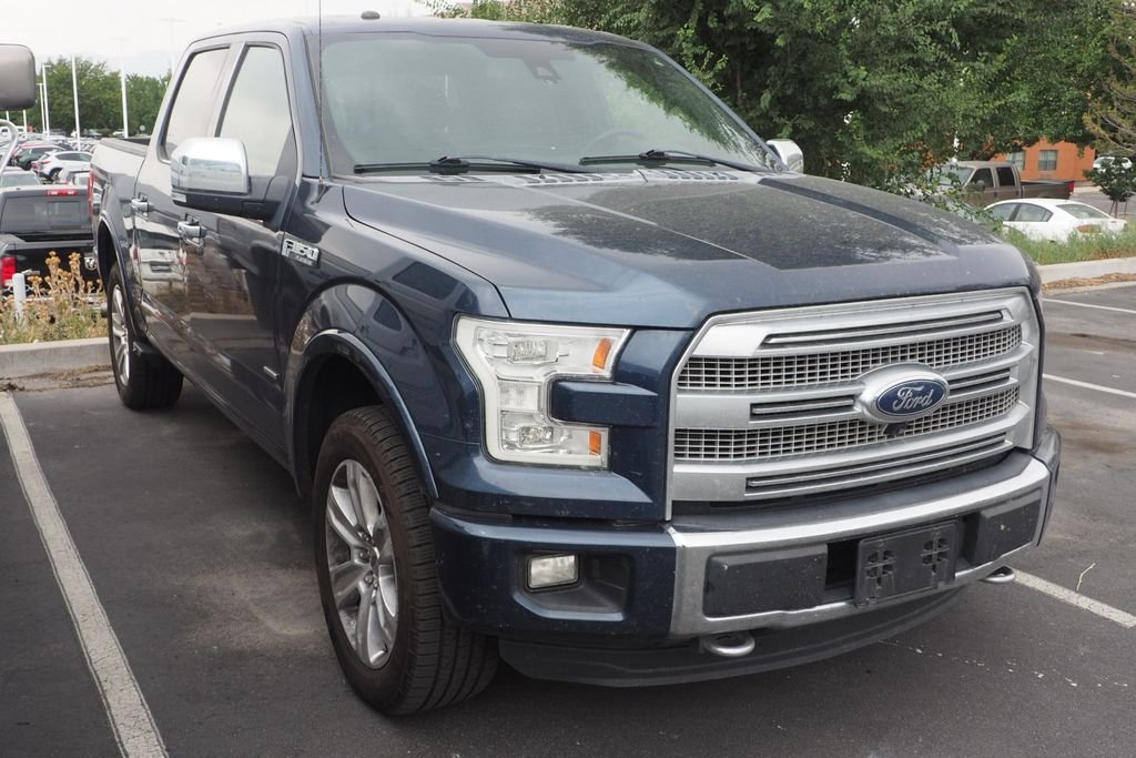 Used 2016 Blue Ford Platinum image 2