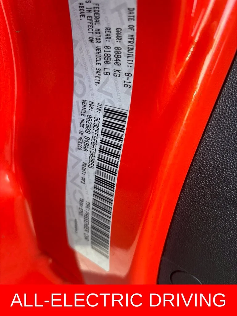 Used 2017 Orange FIAT Battery Electric image 8