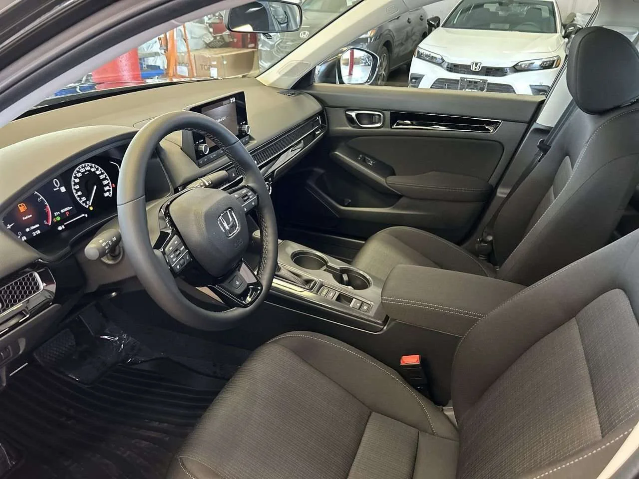 Used 2024 Crystal Black Pearl Honda Sedan EX CVT Certified Pre-Owned   No Accident   L image 19