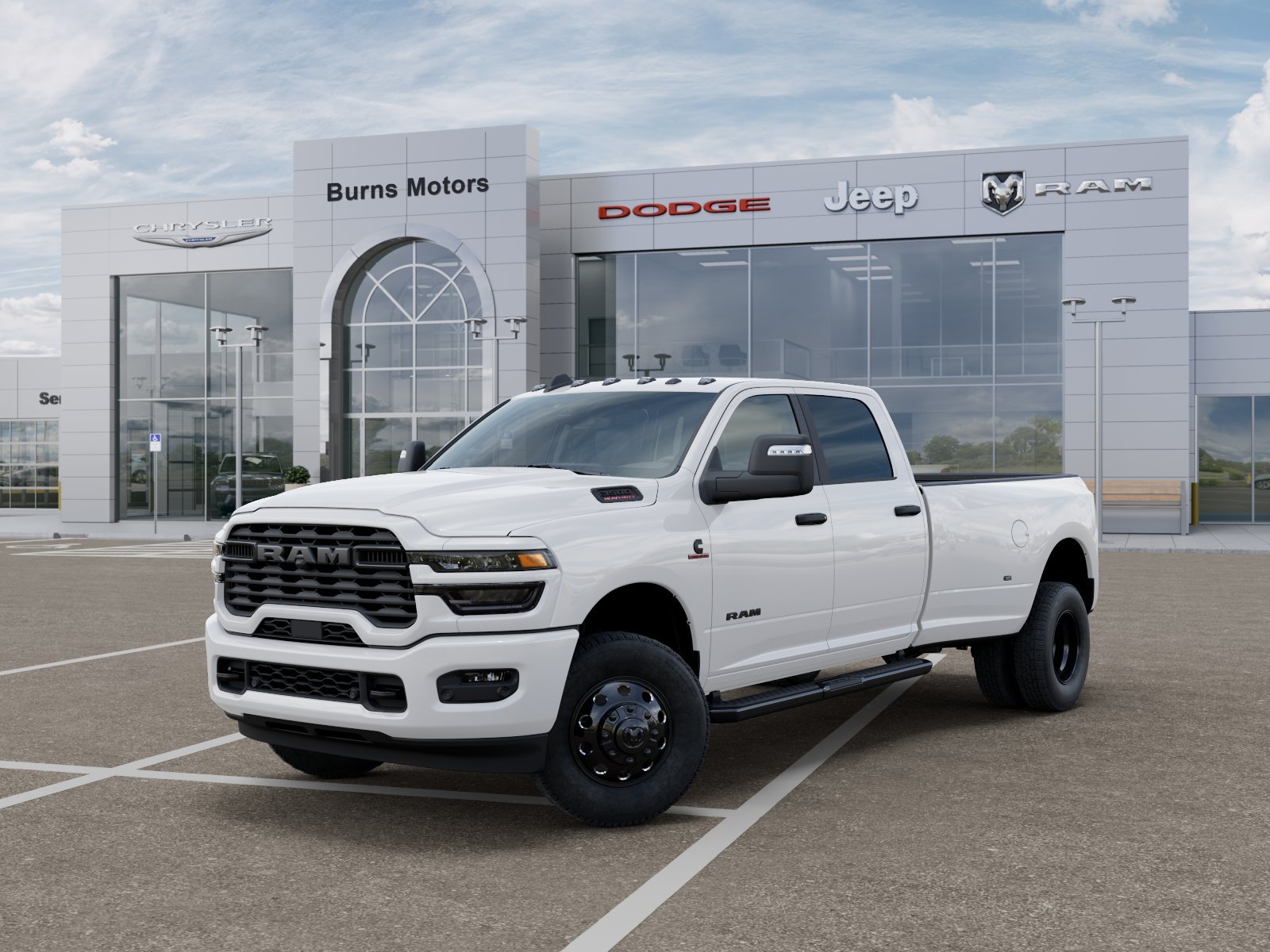 New 2026 Bright White Clear-Coat Exterior Paint RAM Lone Star Night Edition Dually image 27