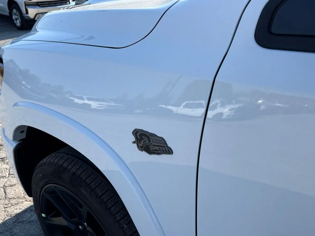 New 2027 Bright White Clear-Coat Exterior Paint RAM Laramie image 11