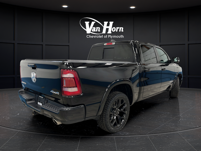 Used 2019 Diamond Black Crystal Pearlcoat Ram Laramie image 7
