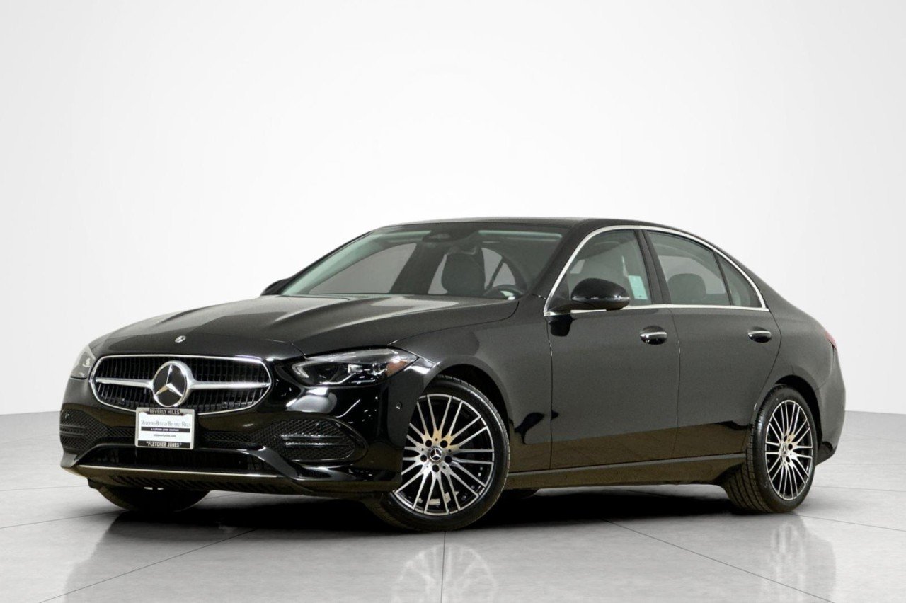 Certified Used 2023 Black Mercedes-Benz C 300 image 1