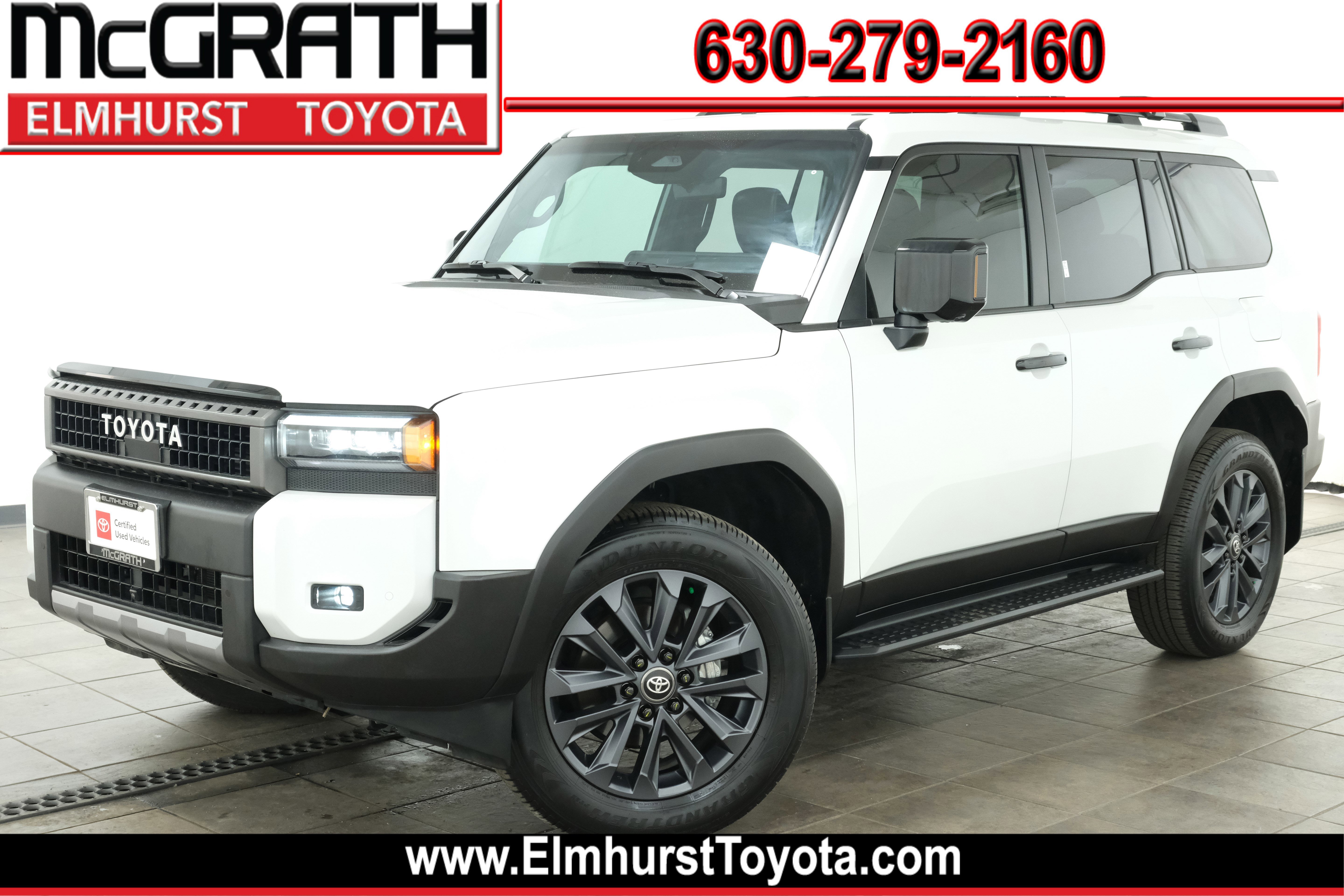 White (Wind Chill Pearl) 2024 Toyota Land Cruiser 4WD SUV / Crossover Four-Wheel Drive 8-Speed Automatic