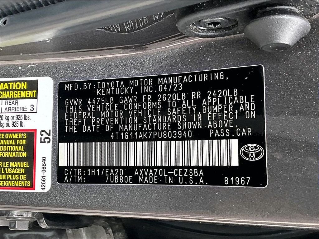 Used 2023 Predawn Gray Mica Toyota SE image 32