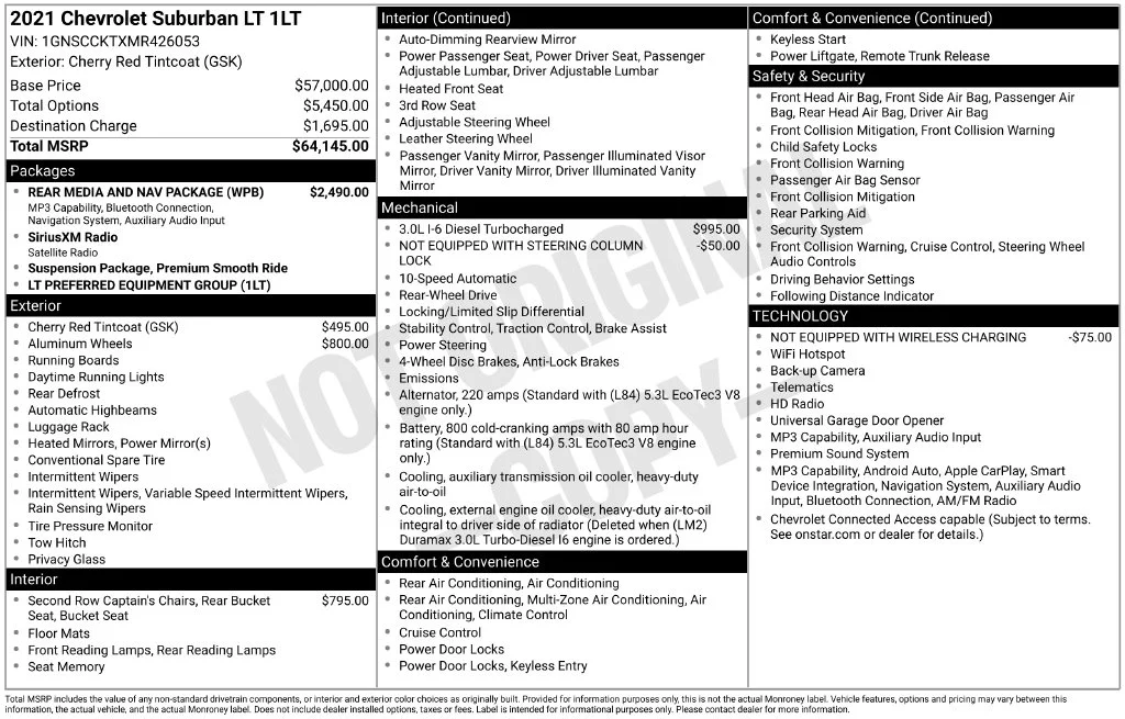 Used 2021 Red Chevrolet LT image 4