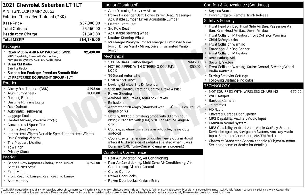 Used 2021 Red Chevrolet LT image 4