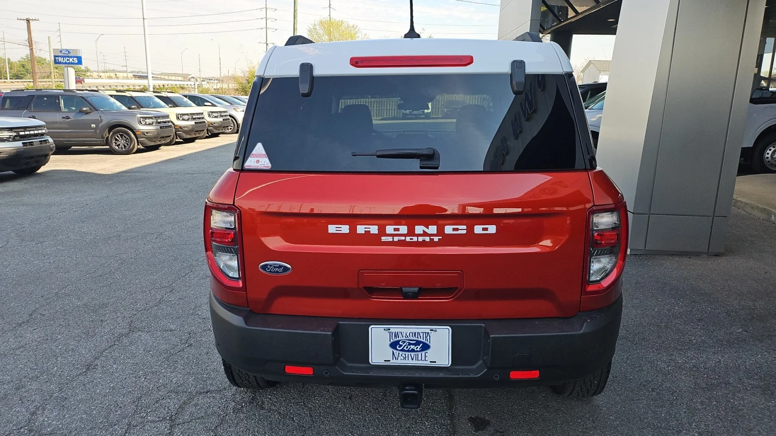 Used 2024 Red Ford 2024 FORD BRONCO SPORT HERITAGE 4DR SUV 105.1 WB image 4