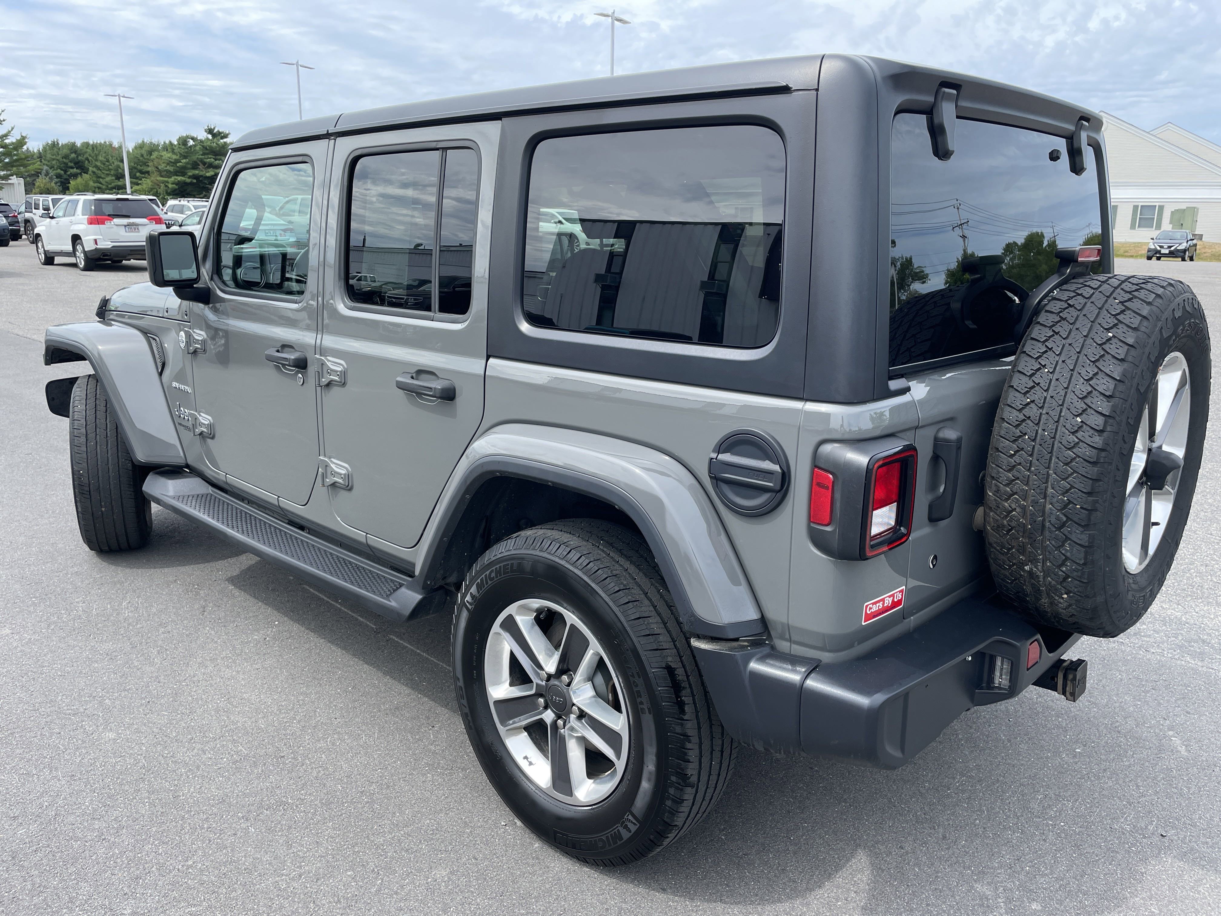 Used 2020 Sting-Gray Clearcoat Jeep Sahara image 3