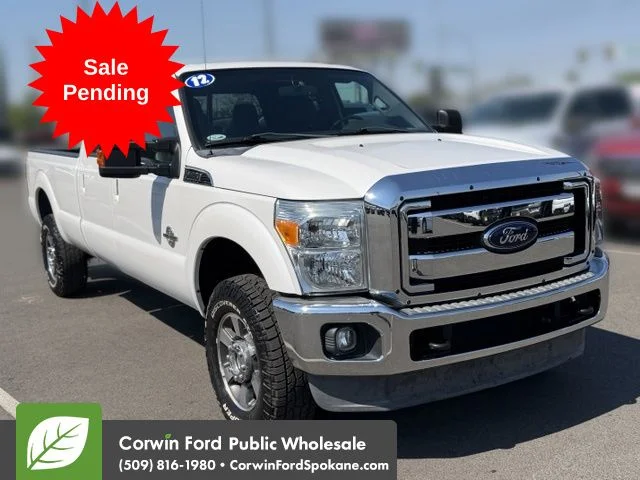Used 2012 White Platinum Clearcoat Metallic Ford Lariat image 1
