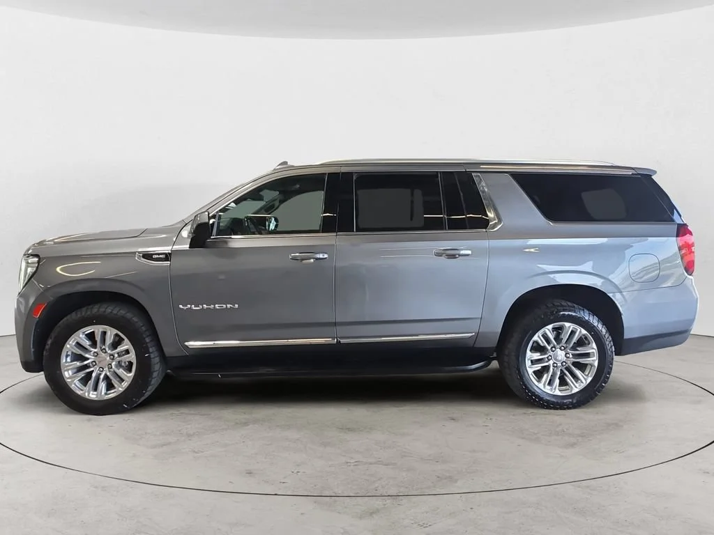 Used 2021 SATIN STEEL METALLIC GMC SLT image 8