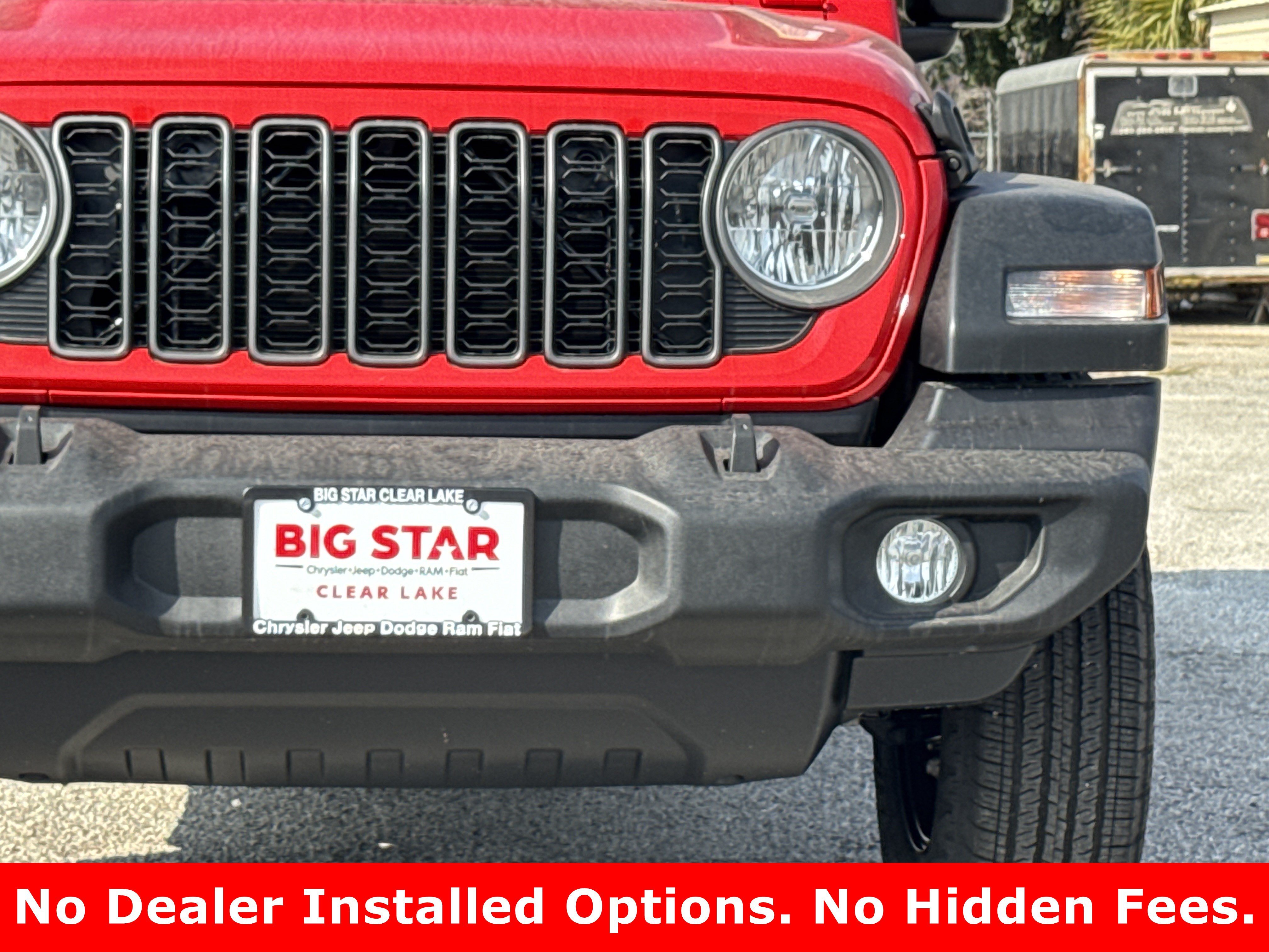 New 2026 Firecracker Red Clear-Coat Exterior Paint Jeep Sport image 5