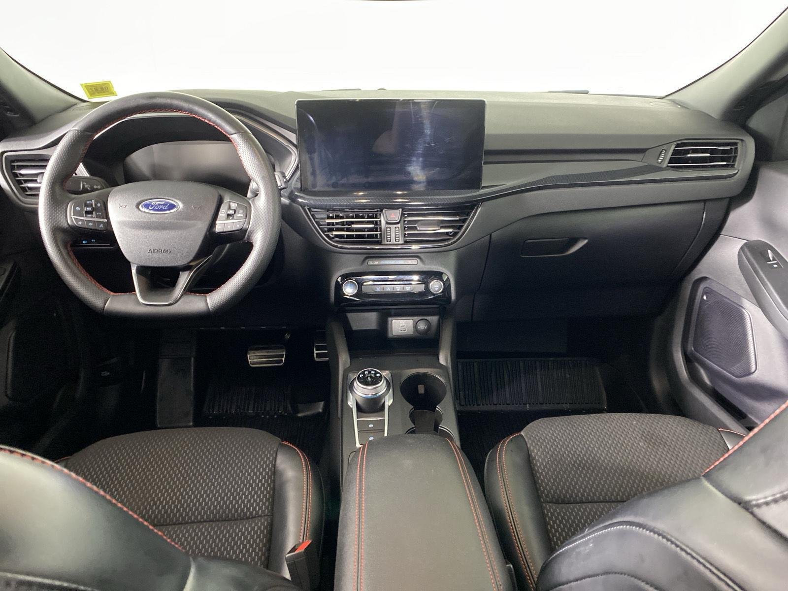 Used 2024 Star White Metallic Tri-Coat Ford ST-Line image 34