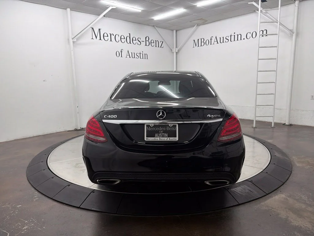 Used 2015 Black Mercedes-Benz C 400 image 6
