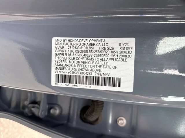 Certified Used 2023 Sonic Gray Pearl Honda Sport image 17