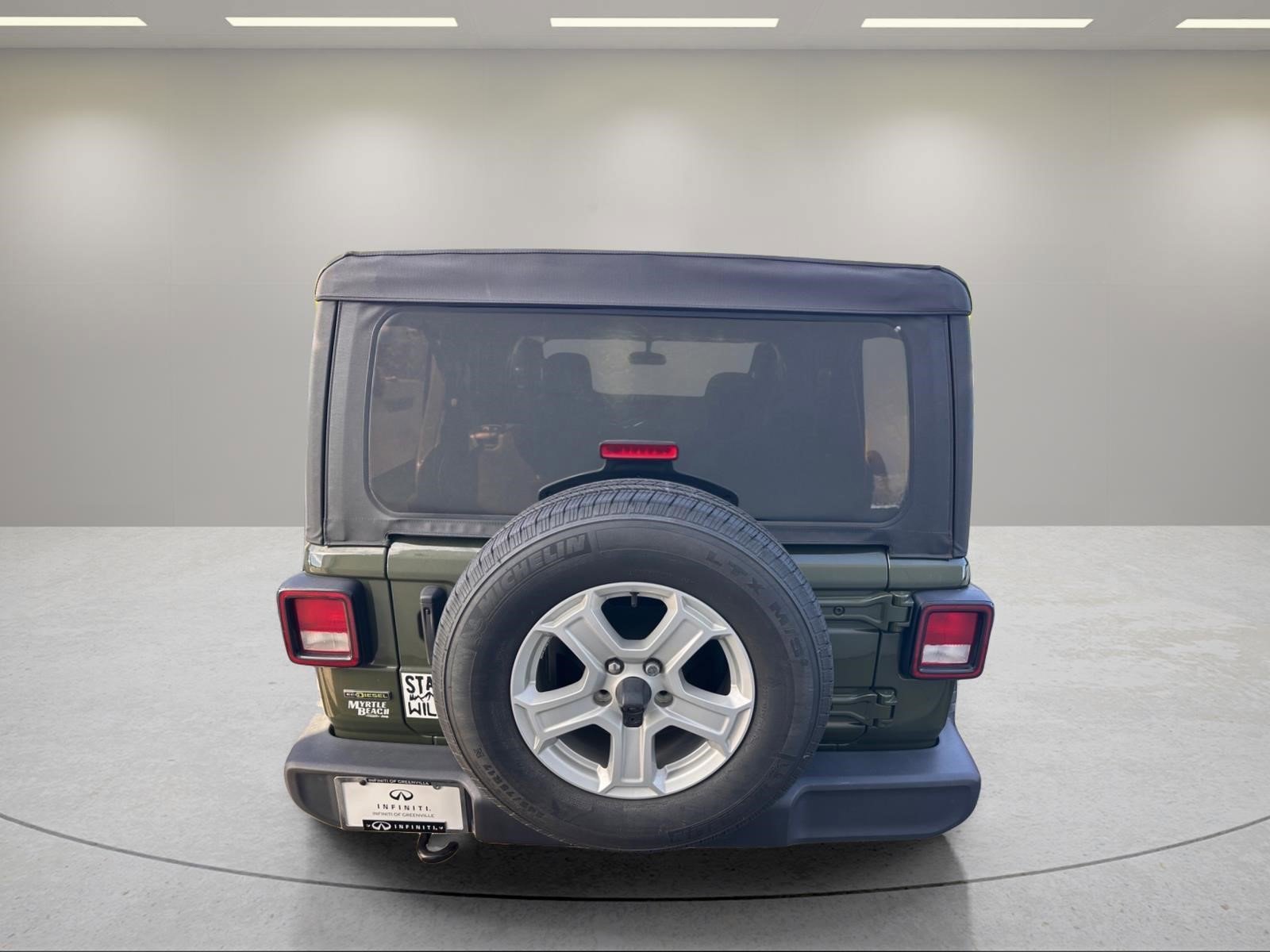 Used 2022 Sarge Green Clearcoat Jeep Unlimited Sport S image 5