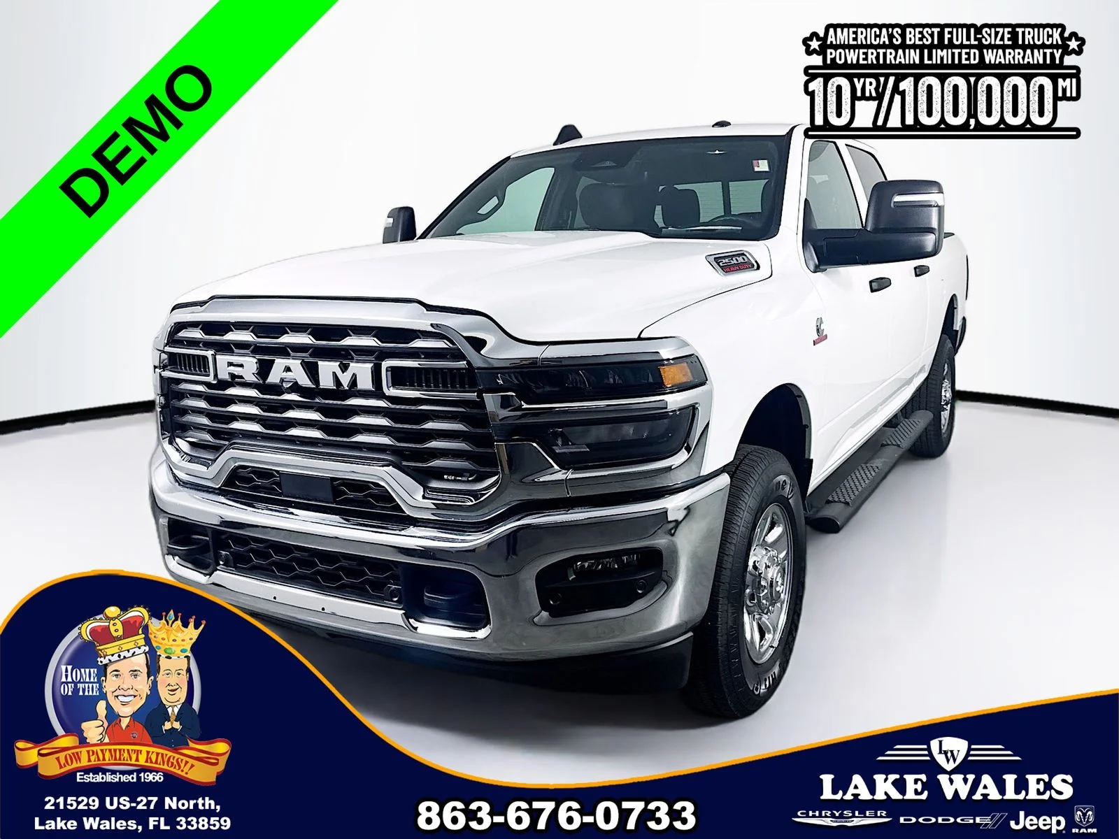 New 2026 Bright White Clear-Coat Exterior Paint RAM TRADESMAN image 3