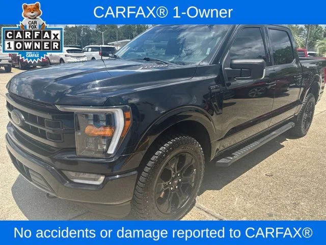 Certified Used 2023 Black Metallic Ford XLT image 2