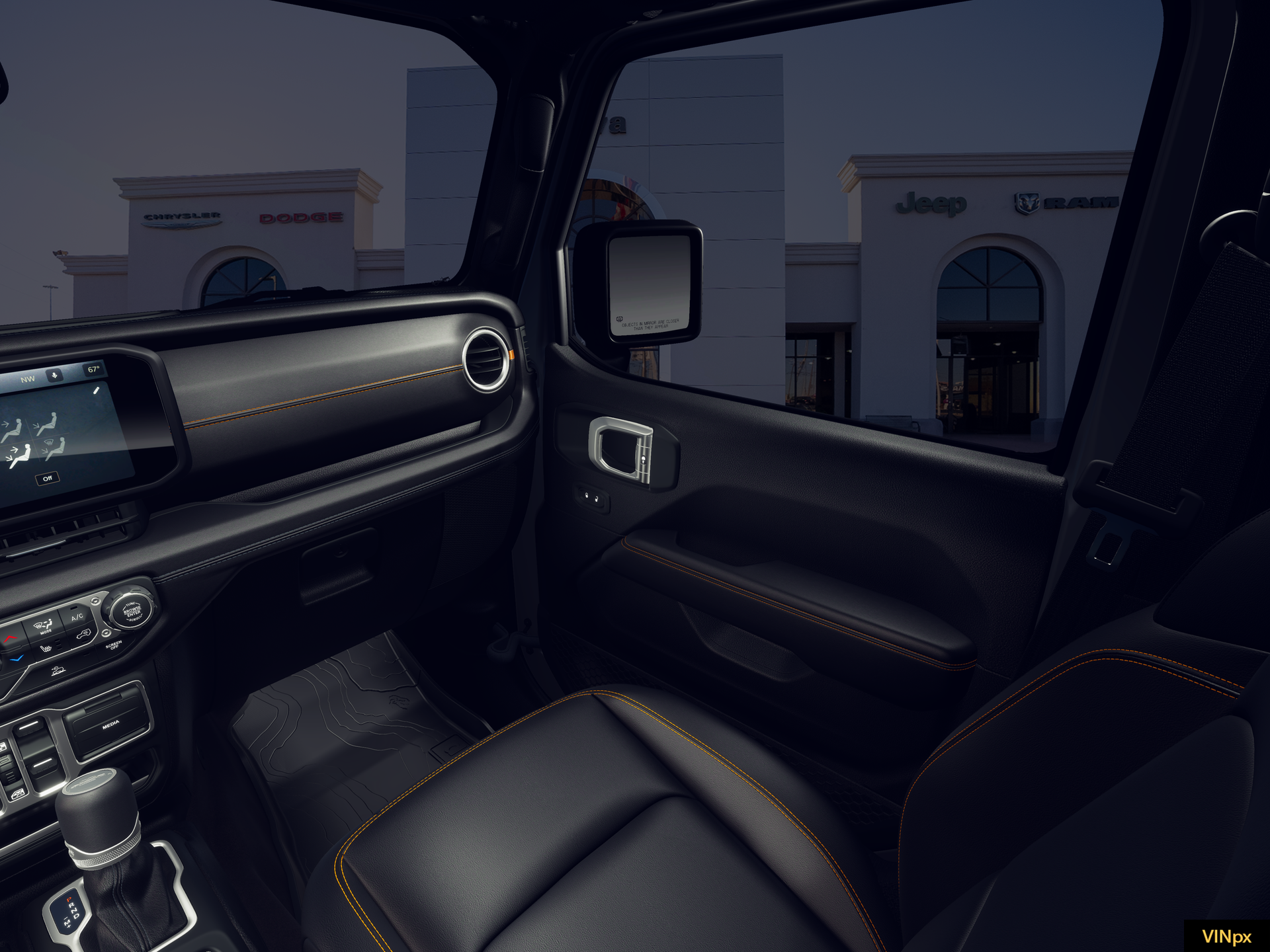 New 2026 Bright White Clear-Coat Exterior Paint Jeep Texas Trail image 32