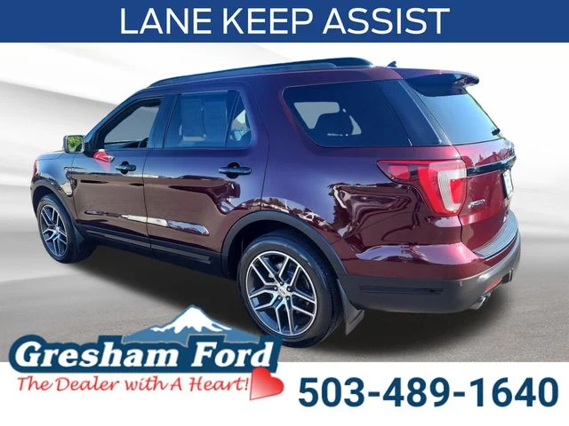 Used 2018 Burgundy Ford Sport image 5
