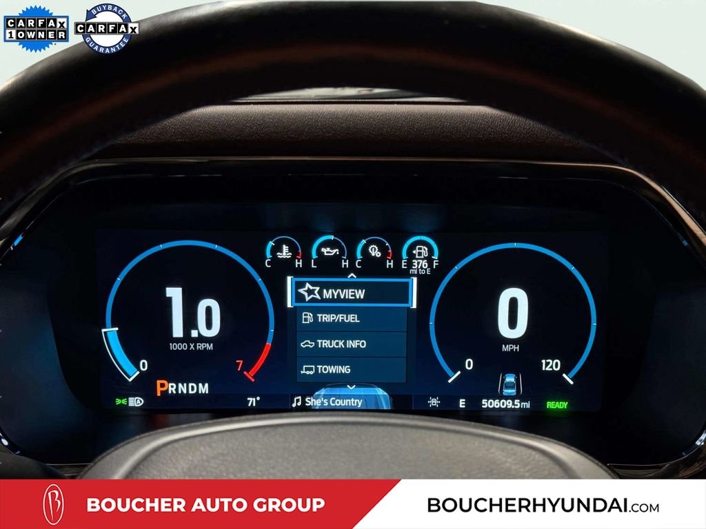 Used 2022 Carbonized Gray Metallic Ford Lariat image 12