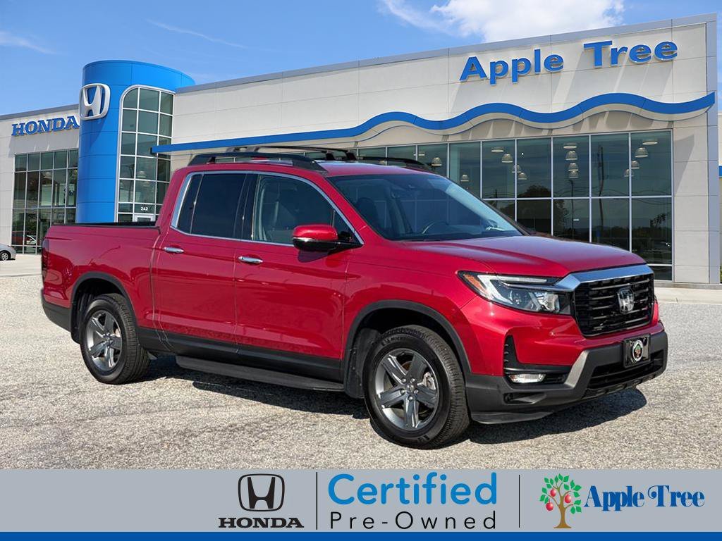 Used 2022 Radiant Red Metallic II Honda AWD RTL-E image 25