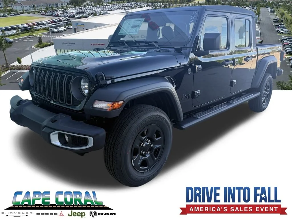 New 2026 Black Clearcoat Jeep Sport image 1