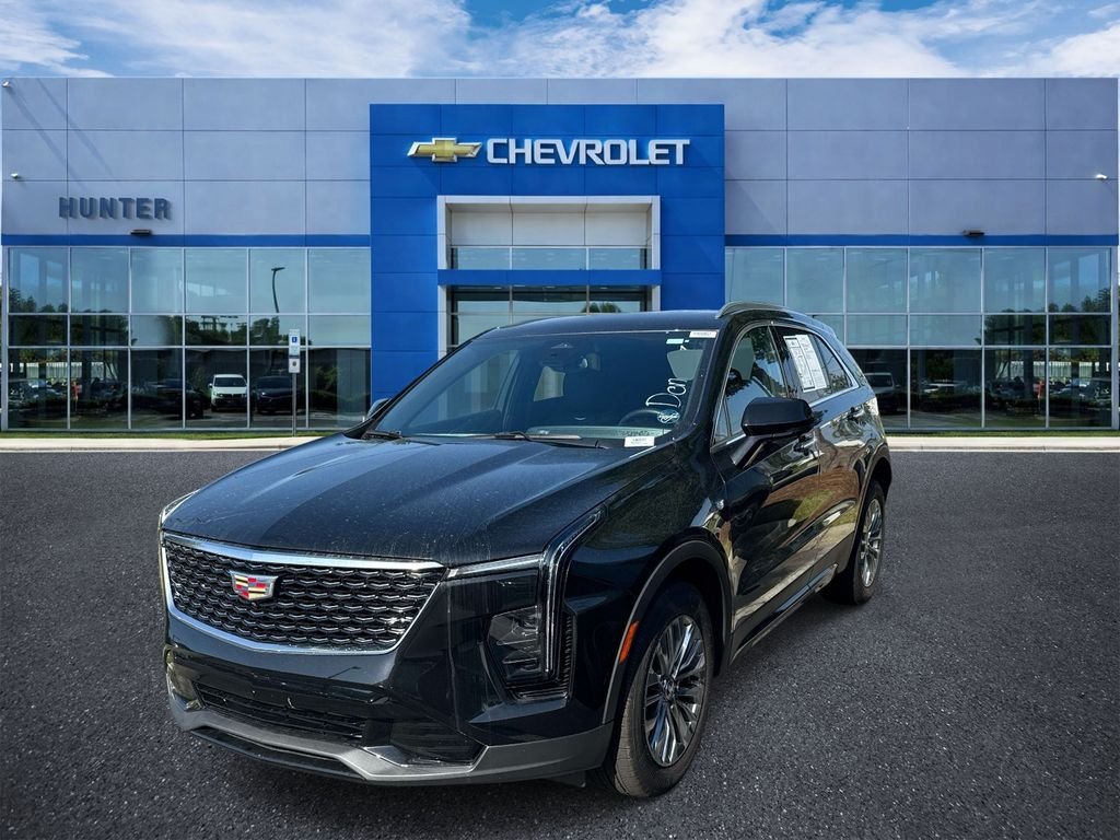 Used 2025 Stellar Black Metallic Cadillac AWD Premium Luxury image 1
