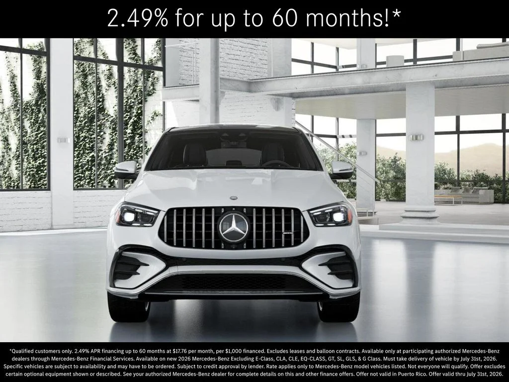 New 2026 MANUFAKTUR Moonlight White Metallic Mercedes-Benz AMG® GLE 53 4MATIC+ Coupe image 7