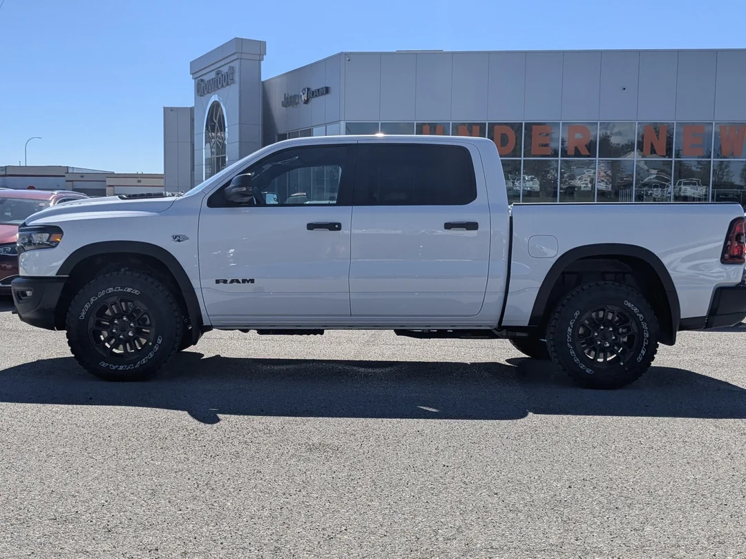 New 2026 White RAM Rebel - - 5.7L HEMI V8 eTorque - Performance Shocks - Skid Plates - Trailer Brake & More! image 5