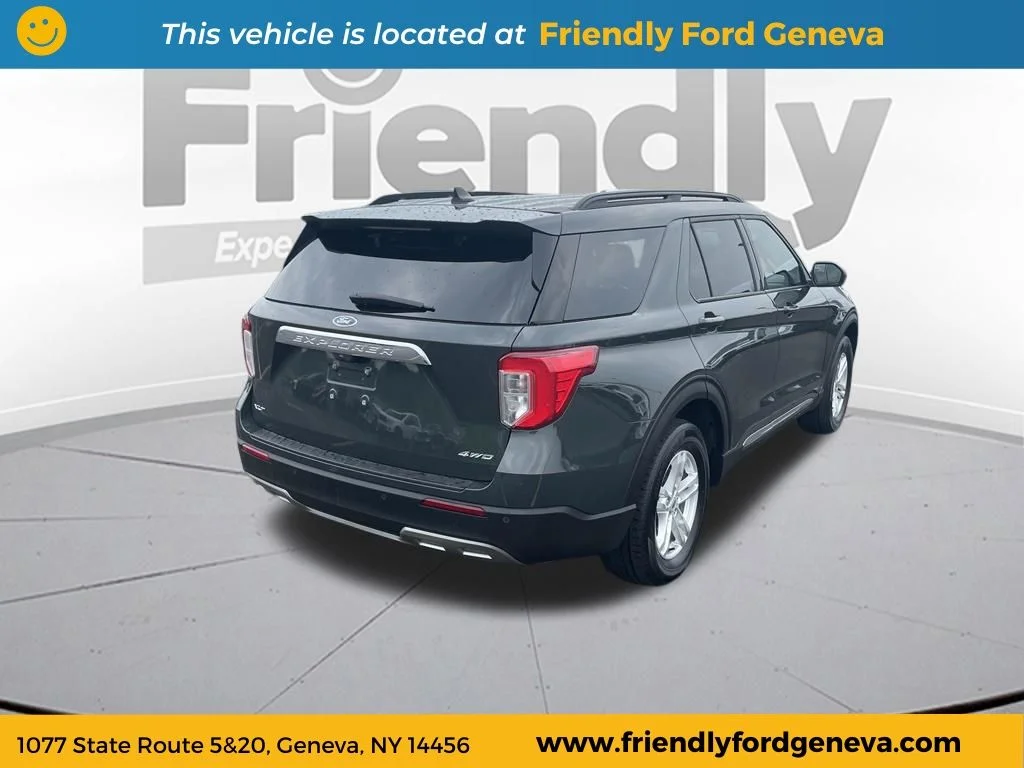 Used 2023 Green Metallic Ford XLT image 5