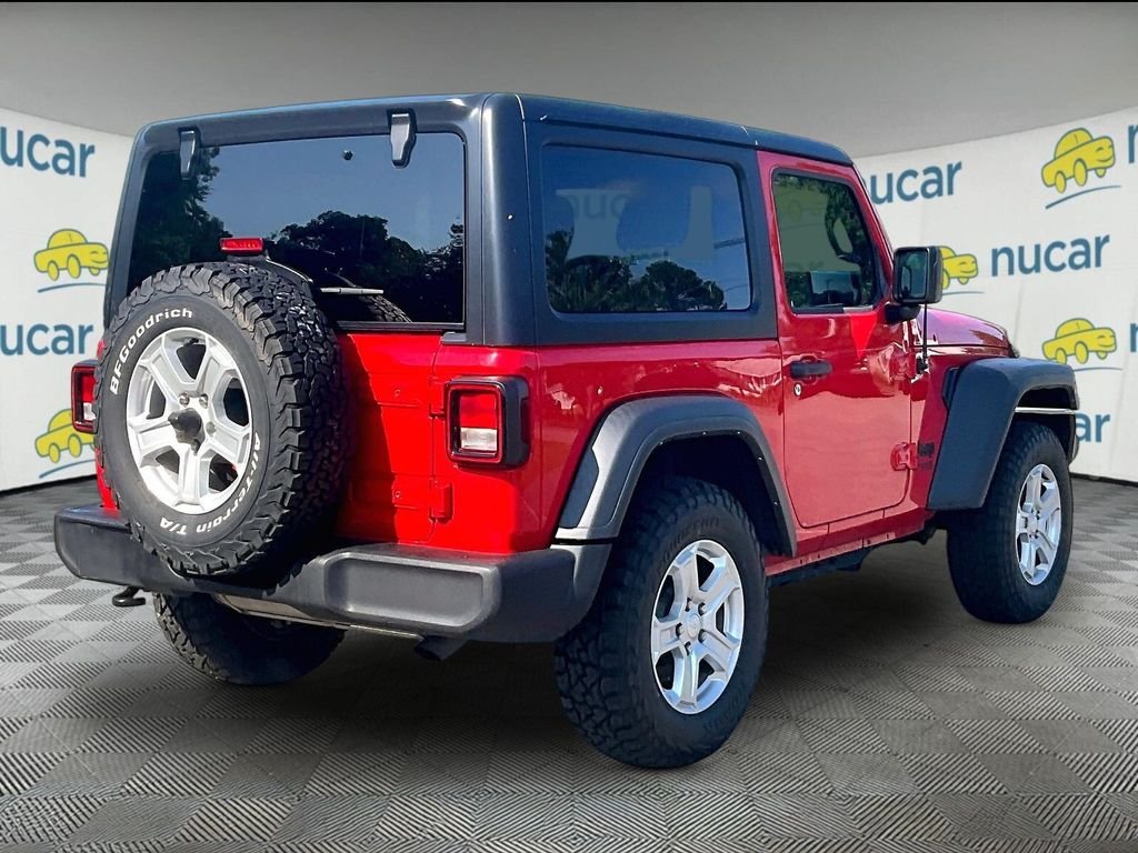 Used 2021 Red Jeep Sport S image 6