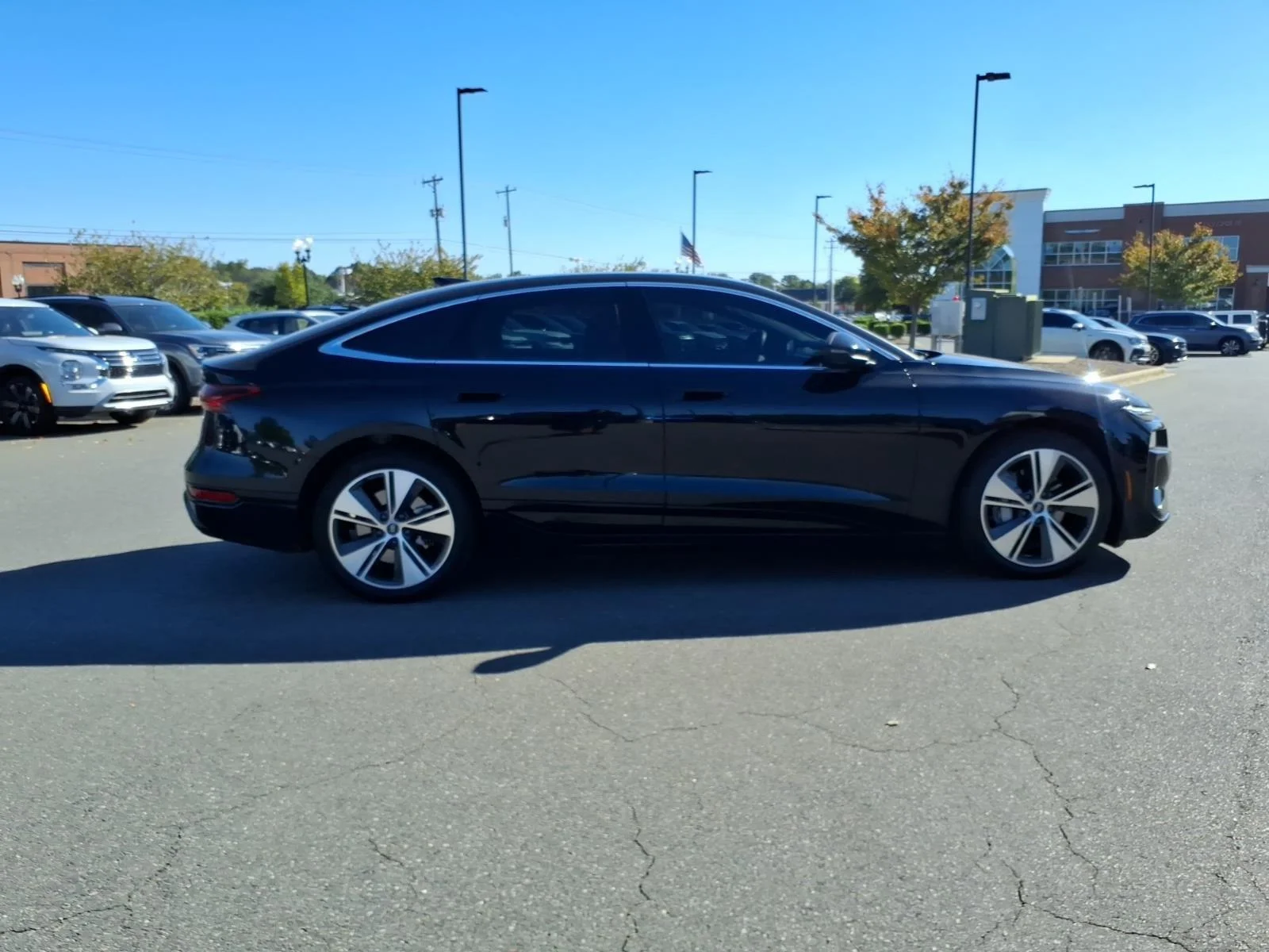 Used 2025 Mythos Black Metallic Audi Premium Plus image 9