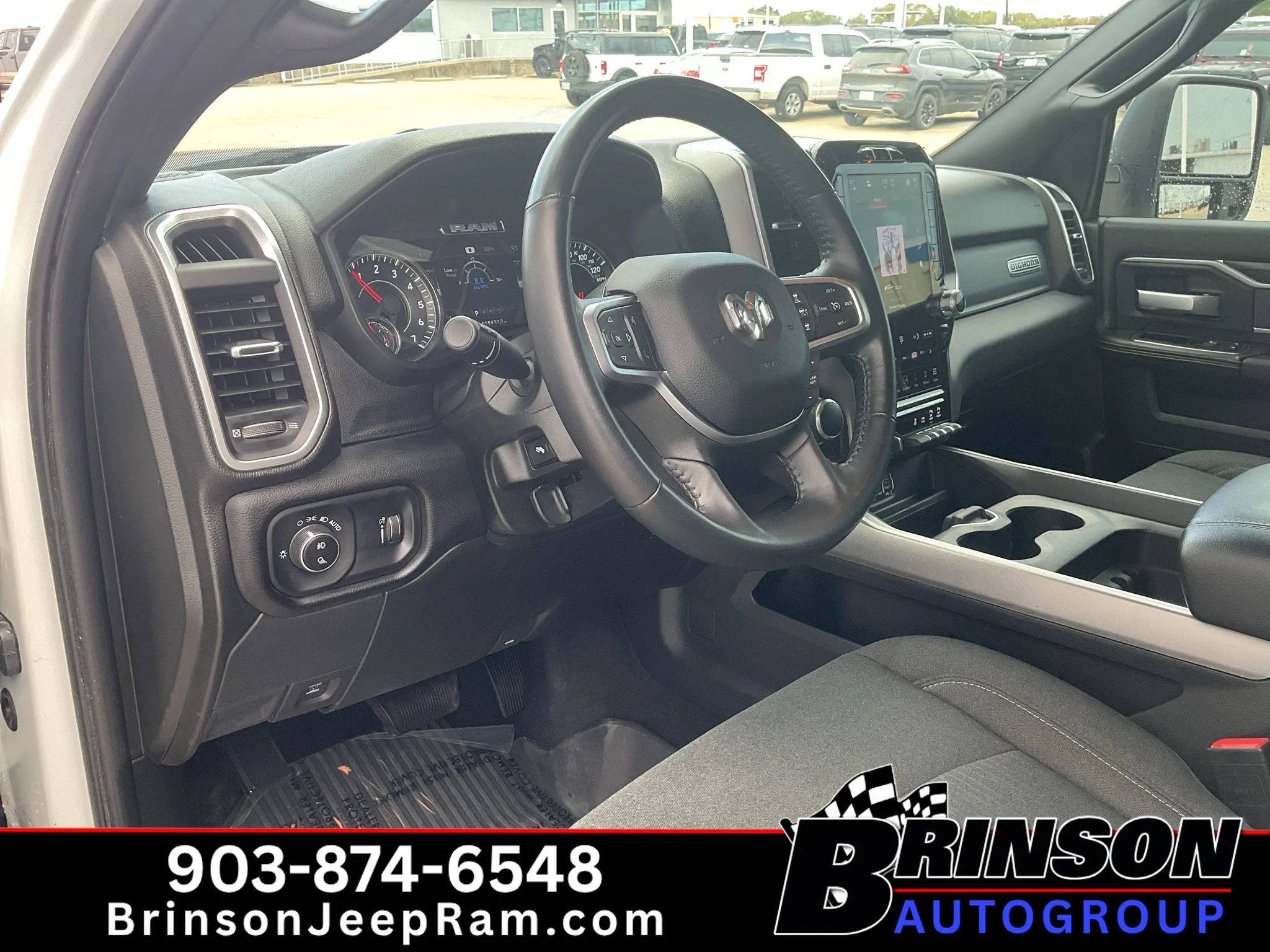 Used 2024 Bright White Clearcoat Ram Big Horn image 25