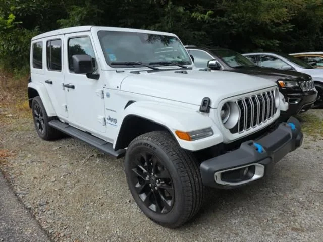 Used 2024 White Jeep Sahara 4xe image 1